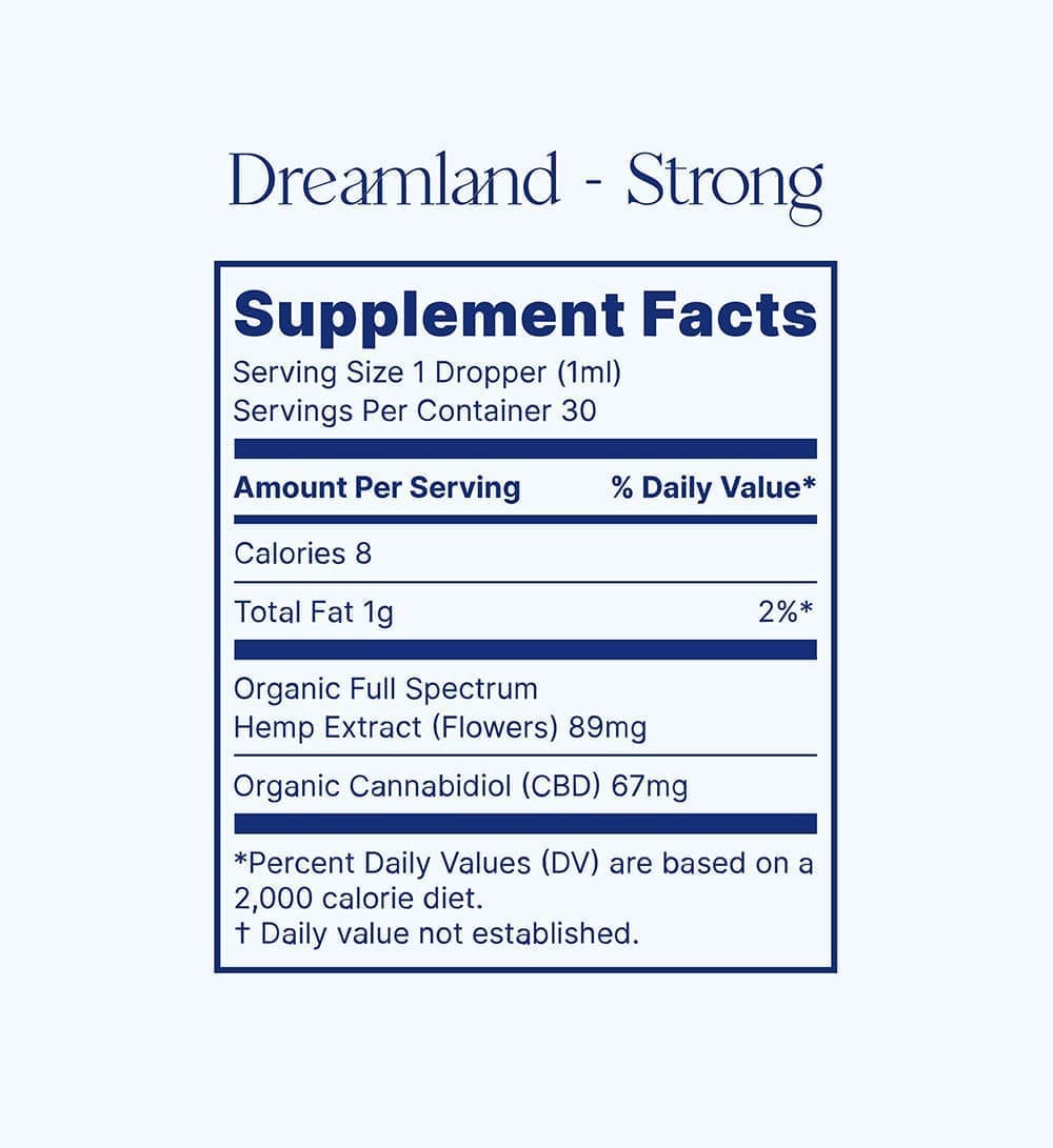 Dreamland - Organic Sleep Drops